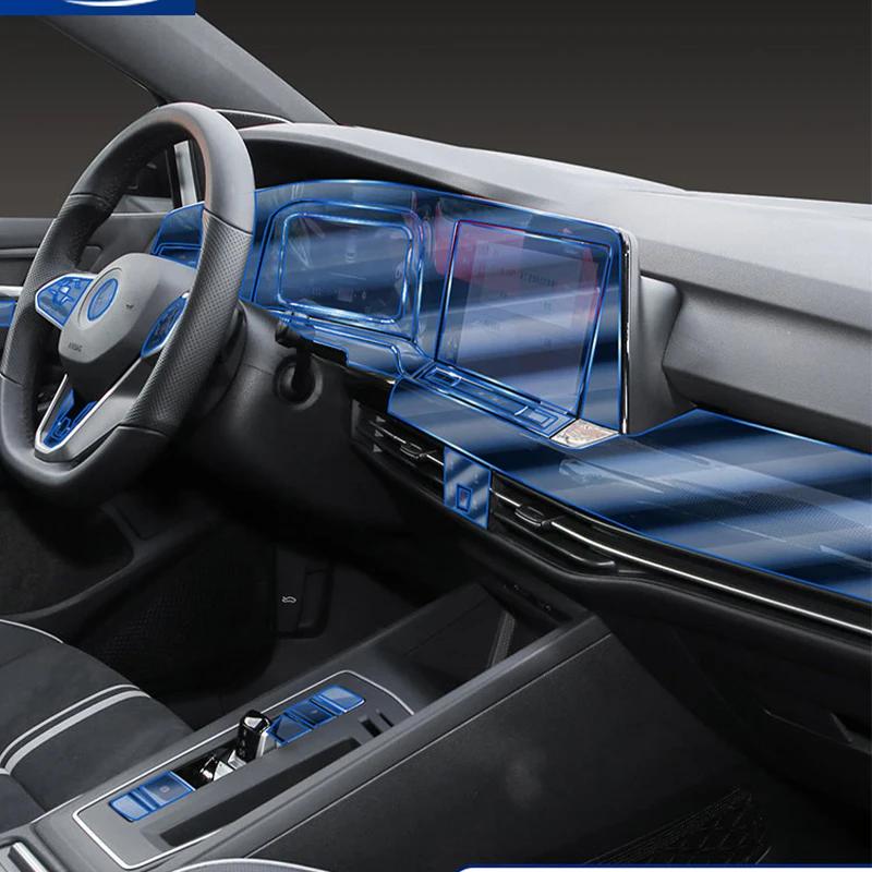 Прозрачная пленка Tpu для VW Volkswagen Golf 8 GTI наклейки для салона автомобиля центральная консоль экран приборная панель коробка передач двери окна панель
Прозрачная пленка Tpu для VW Volkswagen Golf 8 GTI наклейки для салона автомобиля центральная консоль экран приборная панель коробка передач двери окна панель