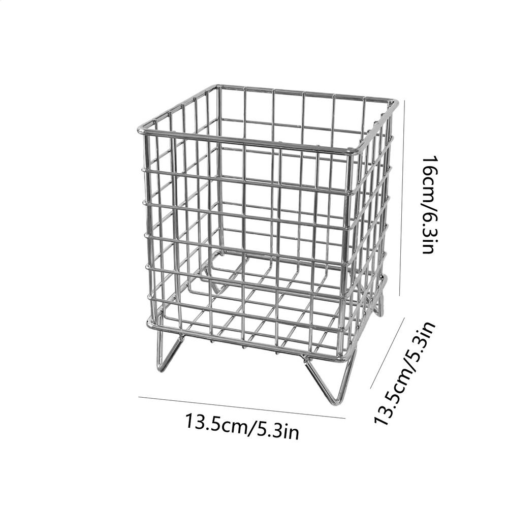 Metal Wire Basket Sticky Notes Files Coffee Pod Organizer Holder For Stationery Rust-Proof Anti-Moisture Storage Rack серый
Metal Wire Basket Sticky Notes Files Coffee Pod Organizer Holder For Stationery Rust-Proof Anti-Moisture Storage Rack серый