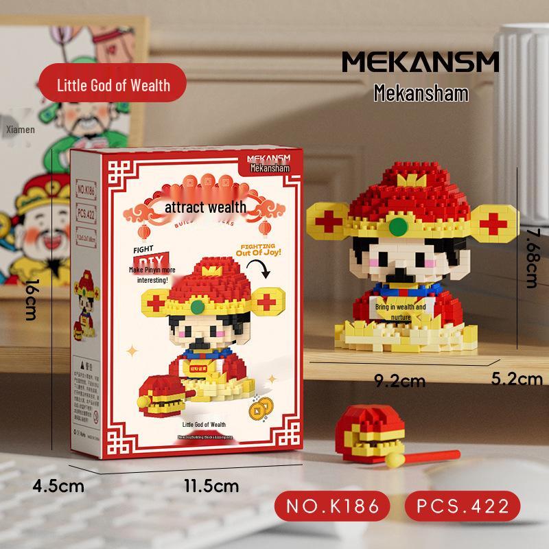 Meimusi Good Luck Lion Building Blocks Toy Gift for Kids
Meimusi Good Luck Lion Building Blocks Toy Gift for Kids