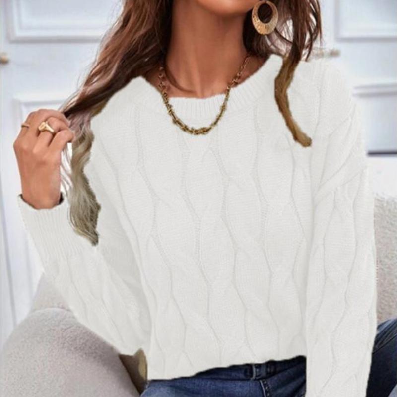 Жіночий трикотаж, в язаний светр, осінній круглий виріз, пуловер з довгими рукавами, жіночі зимові повсякденні вільні джемпери L бежевий
Жіночий трикотаж, в язаний светр, осінній круглий виріз, пуловер з довгими рукавами, жіночі зимові повсякденні вільні джемпери L бежевий