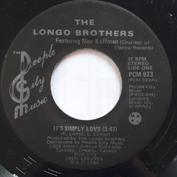 7inch Record LONGO BROTHERS Its Simply Love PCM923 People City Mus 1984 Canada SoulFunk Used
7inch Record LONGO BROTHERS Its Simply Love PCM923 People City Mus 1984 Canada SoulFunk Used