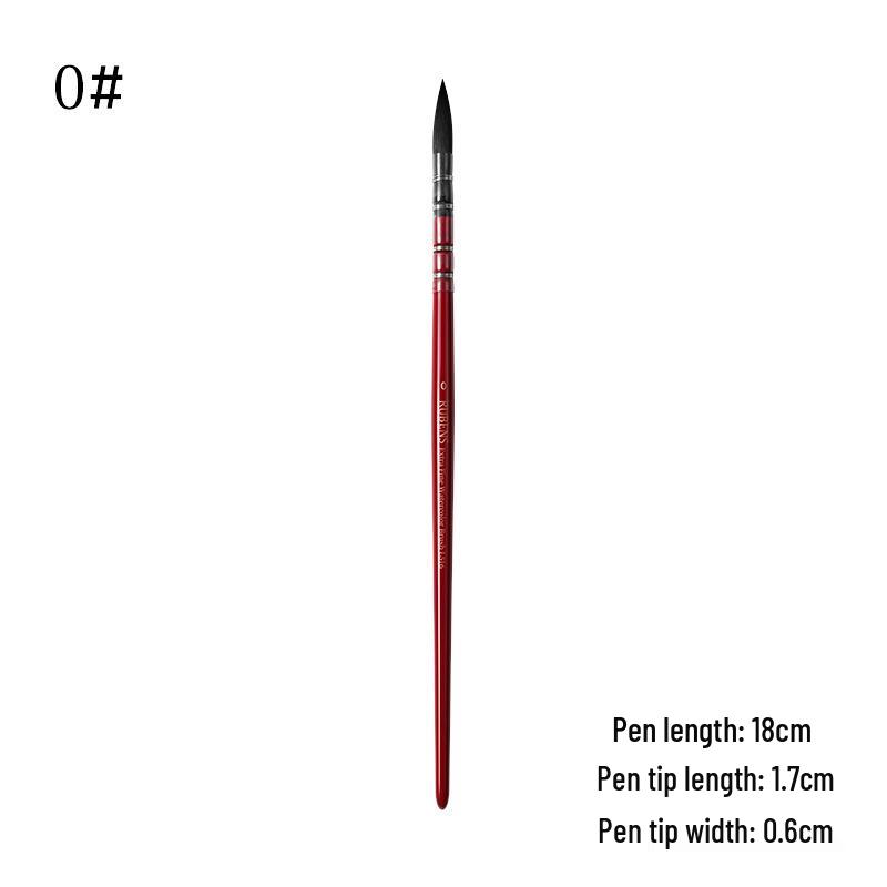 Rubens L516 Watercolor Brush - Squirrel & Nylon Hair, Round & Pointed Tip, for Adult Hand-Painting & Drawing 0# красный
Rubens L516 Watercolor Brush - Squirrel & Nylon Hair, Round & Pointed Tip, for Adult Hand-Painting & Drawing 0# красный