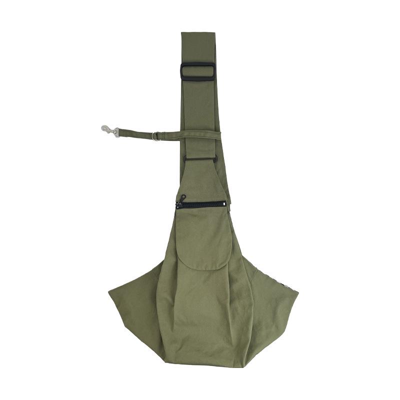 Adjustable Canvas Cross-body Pet Backpack for Cats & Dogs
Adjustable Canvas Cross-body Pet Backpack for Cats & Dogs