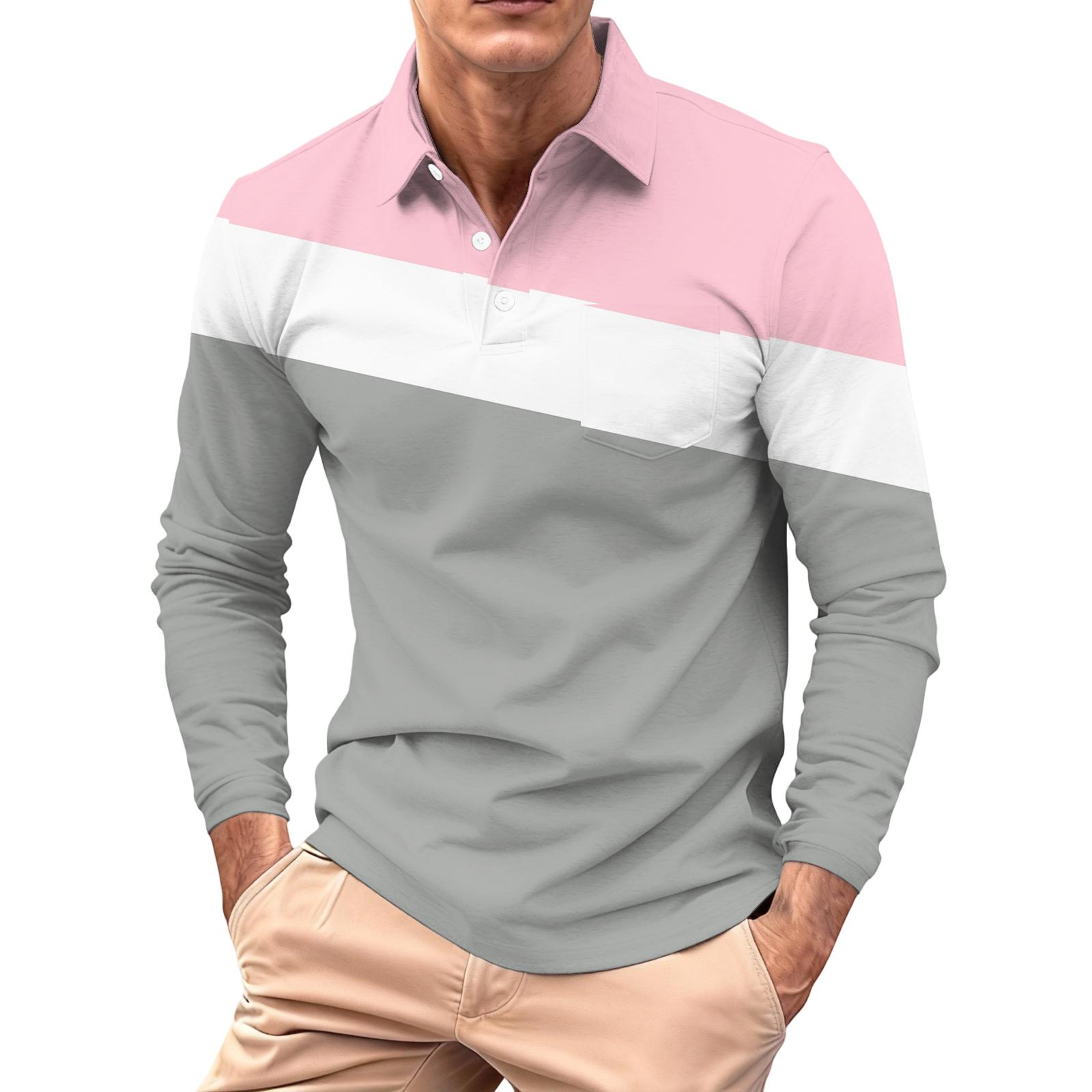 Men s Long-sleeved Collared Button-down Pocket Casual Top S
Men s Long-sleeved Collared Button-down Pocket Casual Top S