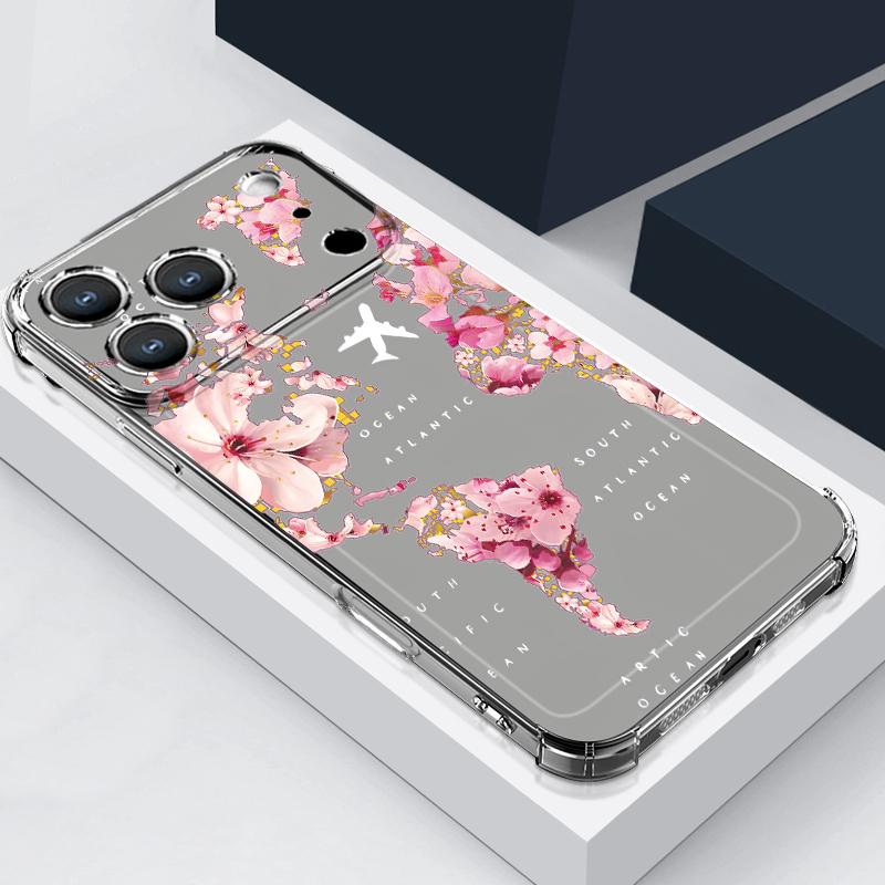 Чехол для телефона с узором из розовых цветов для iPhone 17e 17 16 15 14 Pro Max 14 13 Pro 16 Прозрачный ТПУ Ударопрочный Мягкий Карман для карты Чехол iPhone17e
Чехол для телефона с узором из розовых цветов для iPhone 17e 17 16 15 14 Pro Max 14 13 Pro 16 Прозрачный ТПУ Ударопрочный Мягкий Карман для карты Чехол iPhone17e