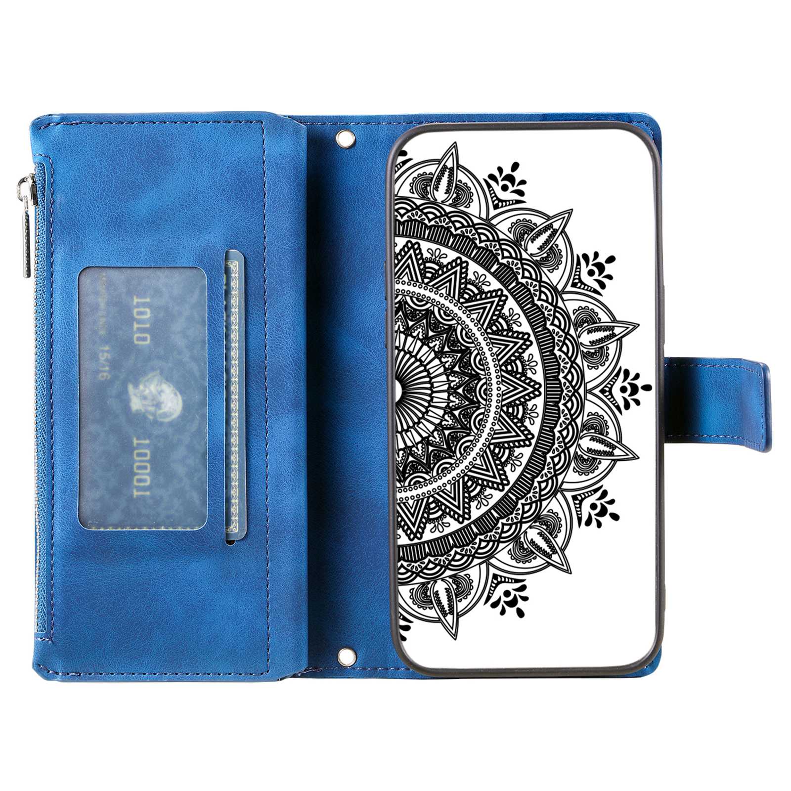 For Xiaomi Redmi Note 12 Pro 4G/11 Pro 4G (MediaTek)/Note 11 Pro 5G (Qualcomm) Mandala Phone Cover Stand with Multiple Card Slots Zipper Pocket Wallet Blue
For Xiaomi Redmi Note 12 Pro 4G/11 Pro 4G (MediaTek)/Note 11 Pro 5G (Qualcomm) Mandala Phone Cover Stand with Multiple Card Slots Zipper Pocket Wallet Blue