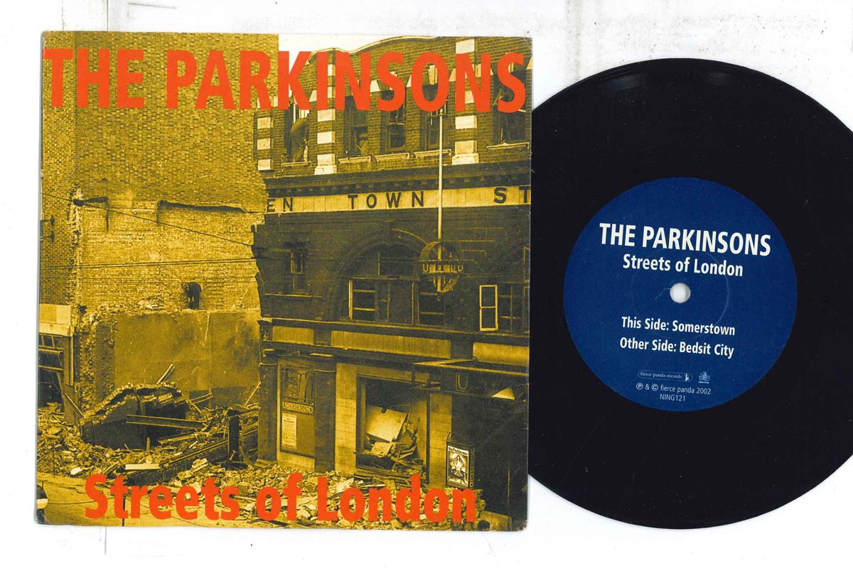 7inch Record PARKINSONS - Streets Of London NING121 FIERCE PANDA 2002 UK Rock Used
7inch Record PARKINSONS - Streets Of London NING121 FIERCE PANDA 2002 UK Rock Used