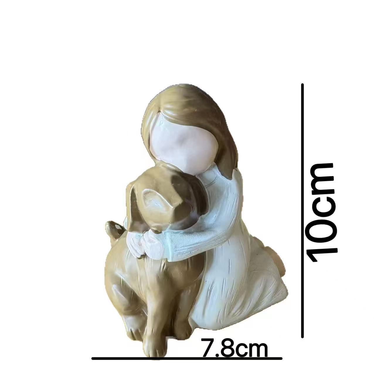 Creative Girl Holding Dog, Light Luxury Desktop Decoration, Resin Handicrafts, Home Decoration Gifts світло-сірого кольору
Creative Girl Holding Dog, Light Luxury Desktop Decoration, Resin Handicrafts, Home Decoration Gifts світло-сірого кольору