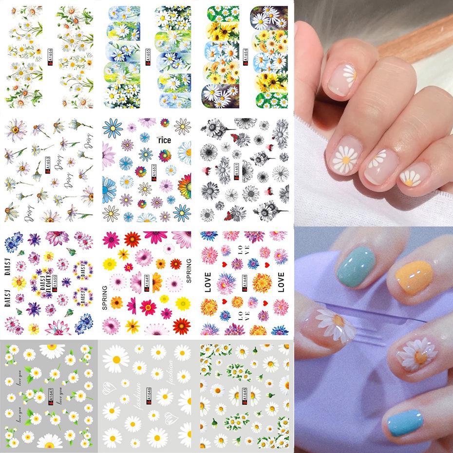 2021 Spring/Summer Floral Nail Stickers - Watercolor Chrysanthemum & Plum Blossom
2021 Spring/Summer Floral Nail Stickers - Watercolor Chrysanthemum & Plum Blossom