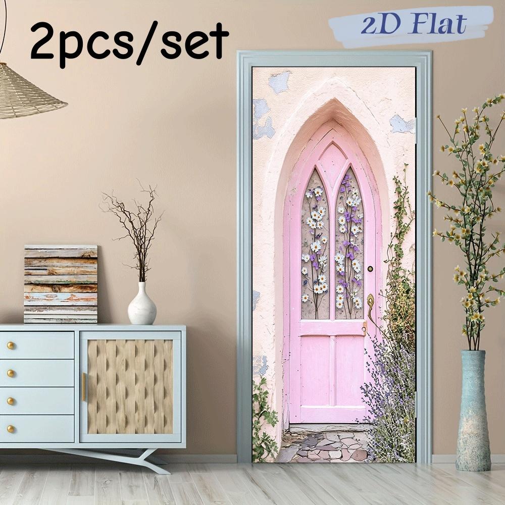 2pcs Dreamy Pink European Retro Door Wall Stickers Rural Style Daisy Lavender Flower Glass Stickers Self Adhesive Removable Livi (as the picture,38.5x200cmx2)
2pcs Dreamy Pink European Retro Door Wall Stickers Rural Style Daisy Lavender Flower Glass Stickers Self Adhesive Removable Livi (as the picture,38.5x200cmx2)