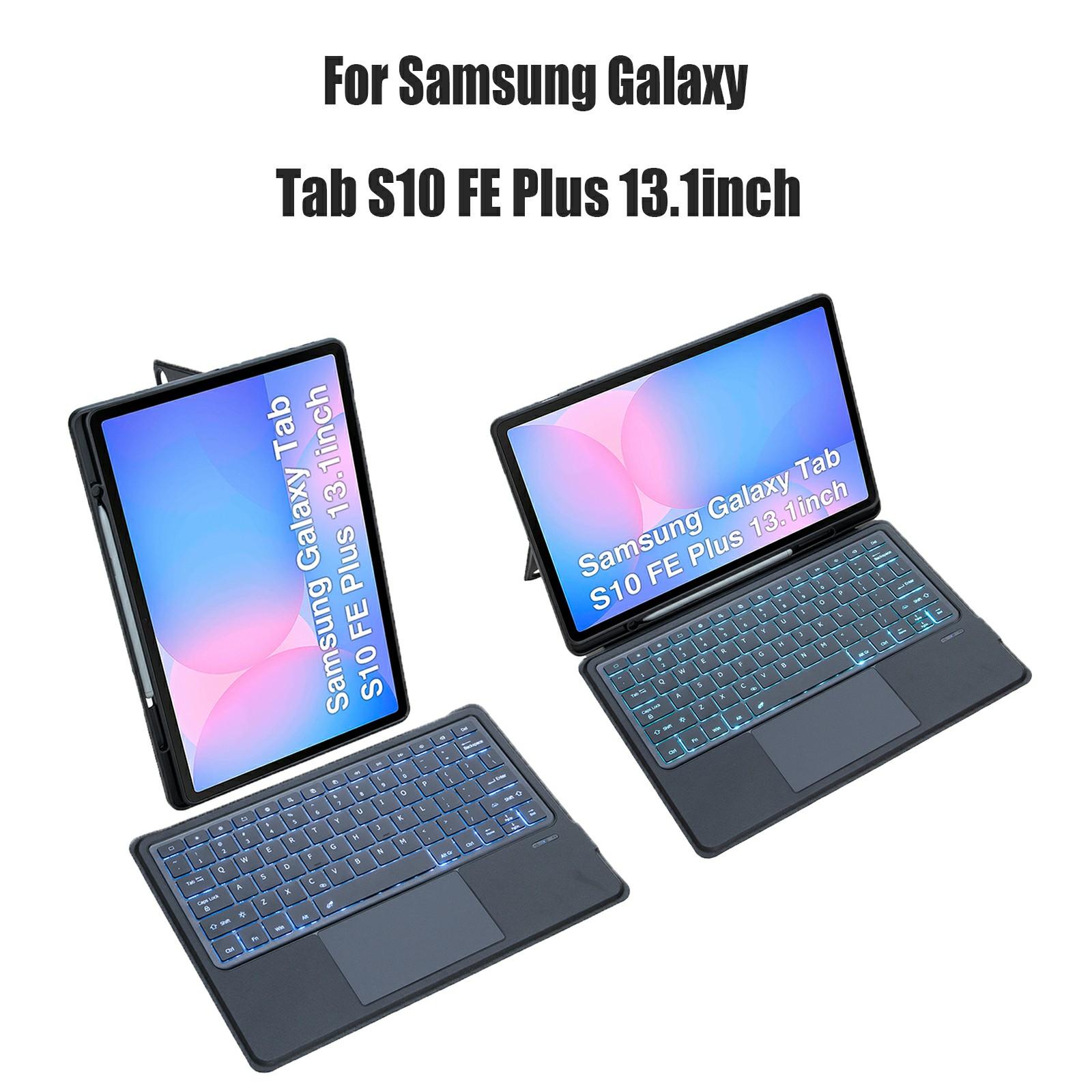 T820B-AS For Samsung Galaxy Tab S10 FE+ X620/X626B Backlit Touchpad Bluetooth-Compatible Keyboard Leather Case A
T820B-AS For Samsung Galaxy Tab S10 FE+ X620/X626B Backlit Touchpad Bluetooth-Compatible Keyboard Leather Case A