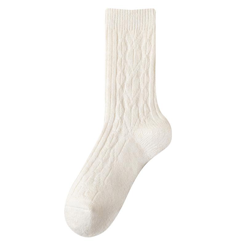 Женские осенне-зимние ретро теплые плюшевые шерстяные однотонные носки-гольфы 1 pair молочный белый
Женские осенне-зимние ретро теплые плюшевые шерстяные однотонные носки-гольфы 1 pair молочный белый