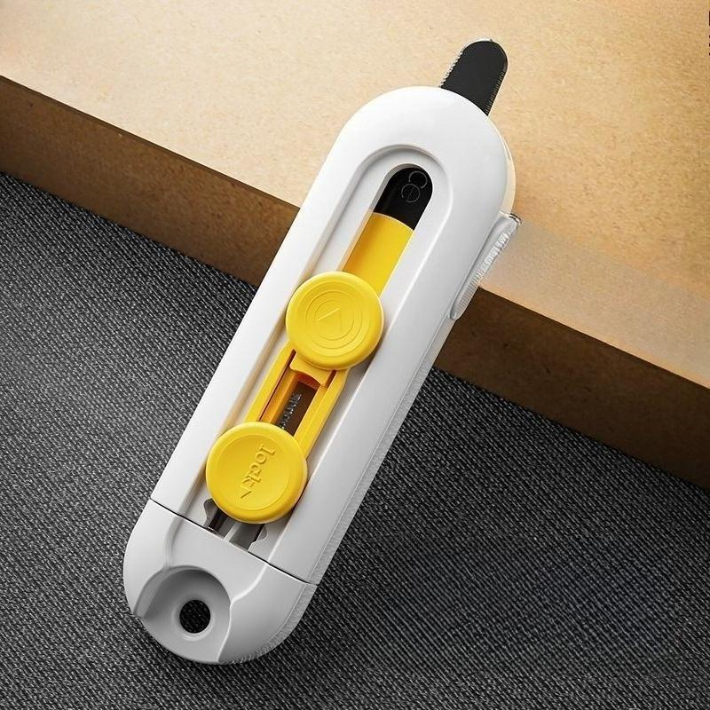 LIUSHADUOLA Magnetic Mini Box Cutter - Portable Retractable Tool for Letters & Packages, Durable ABS Material with Safety Lock
LIUSHADUOLA Magnetic Mini Box Cutter - Portable Retractable Tool for Letters & Packages, Durable ABS Material with Safety Lock
