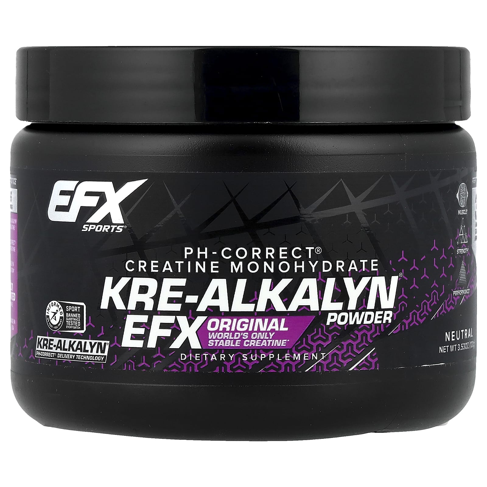 Ph-Corect® Creatine Monohydrate, Kre-Alkalyn Efx Powder, Neutral, 100G (3.53Oz)
Ph-Corect® Creatine Monohydrate, Kre-Alkalyn Efx Powder, Neutral, 100G (3.53Oz)