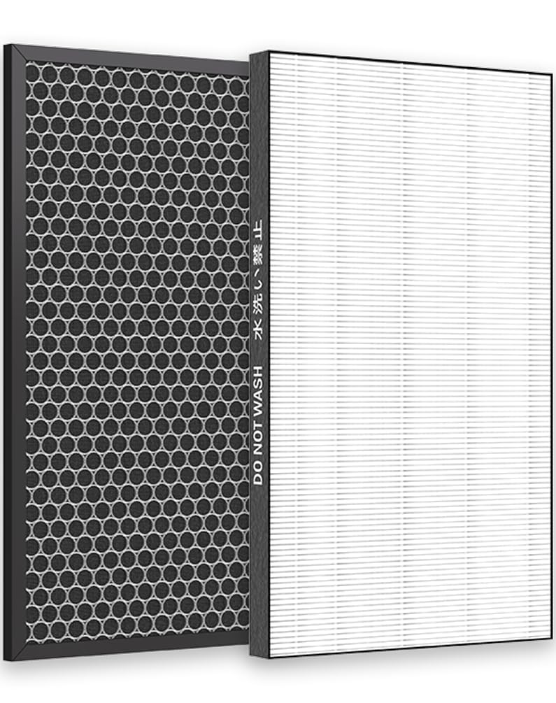 Змінні фільтри MSHNE для очищувача повітря Sharp Дезодоруючий фільтр та Фільтр для збору пилу HEPA з активованим вугіллям Легко Сумісні з універсальними фільтрами
Змінні фільтри MSHNE для очищувача повітря Sharp Дезодоруючий фільтр та Фільтр для збору пилу HEPA з активованим вугіллям Легко Сумісні з універсальними фільтрами