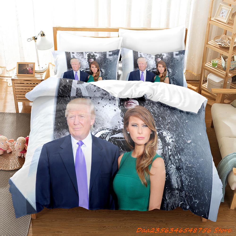 США Трамп Постільна білизна Односпальний Двоспальний Повний Королівський Розмір Комплект для ліжка Елдюлт Дитяча Спальня Комплекти Підковдри 3D Друк Аніме Комплект Простирадла AU Double(180x210cm)
США Трамп Постільна білизна Односпальний Двоспальний Повний Королівський Розмір Комплект для ліжка Елдюлт Дитяча Спальня Комплекти Підковдри 3D Друк Аніме Комплект Простирадла AU Double(180x210cm)