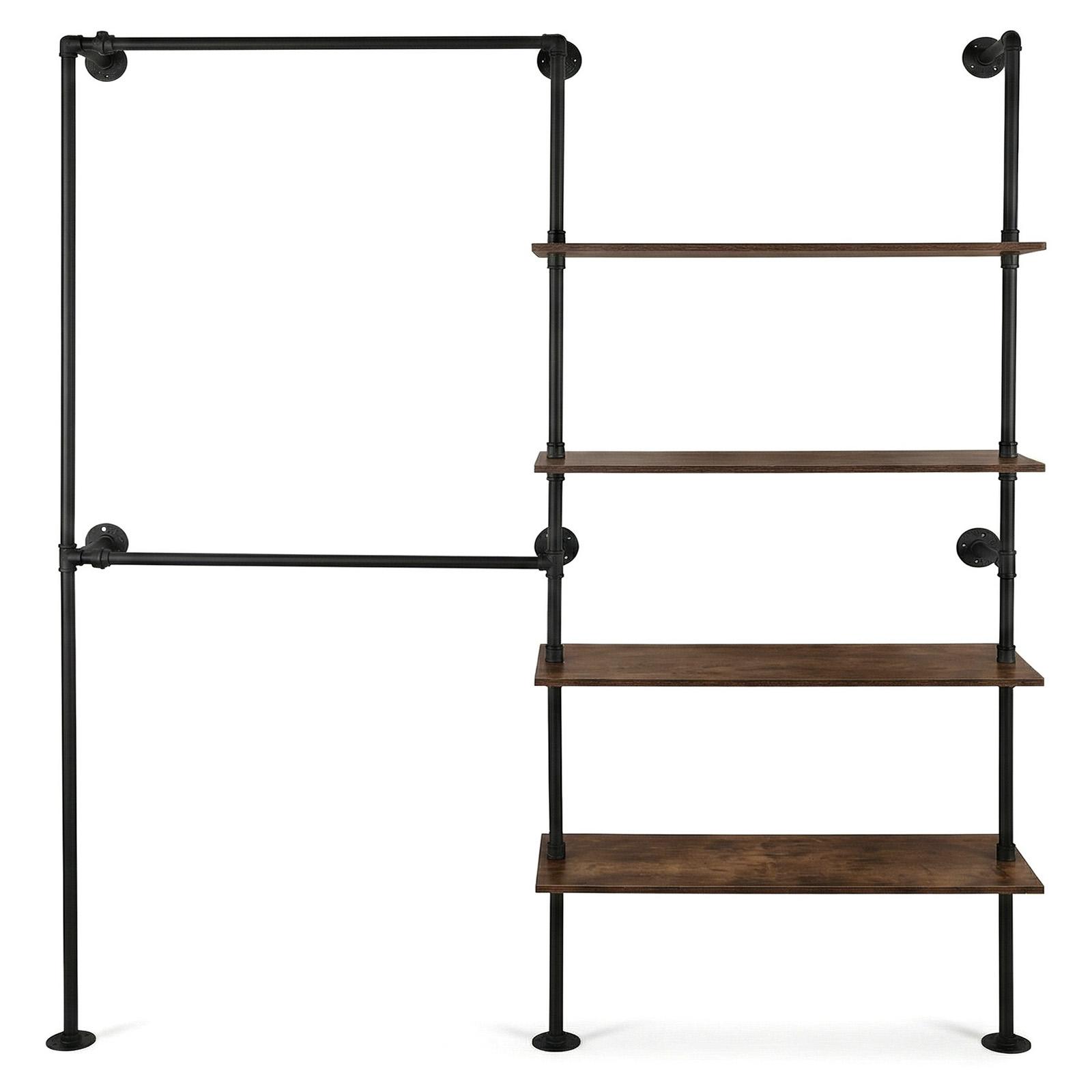 Heavy Duty Clothes Organizer with Double Hanging Rods Industrial Pipes Clothes Racks Closet Storage System Closet Storage System
Heavy Duty Clothes Organizer with Double Hanging Rods Industrial Pipes Clothes Racks Closet Storage System Closet Storage System