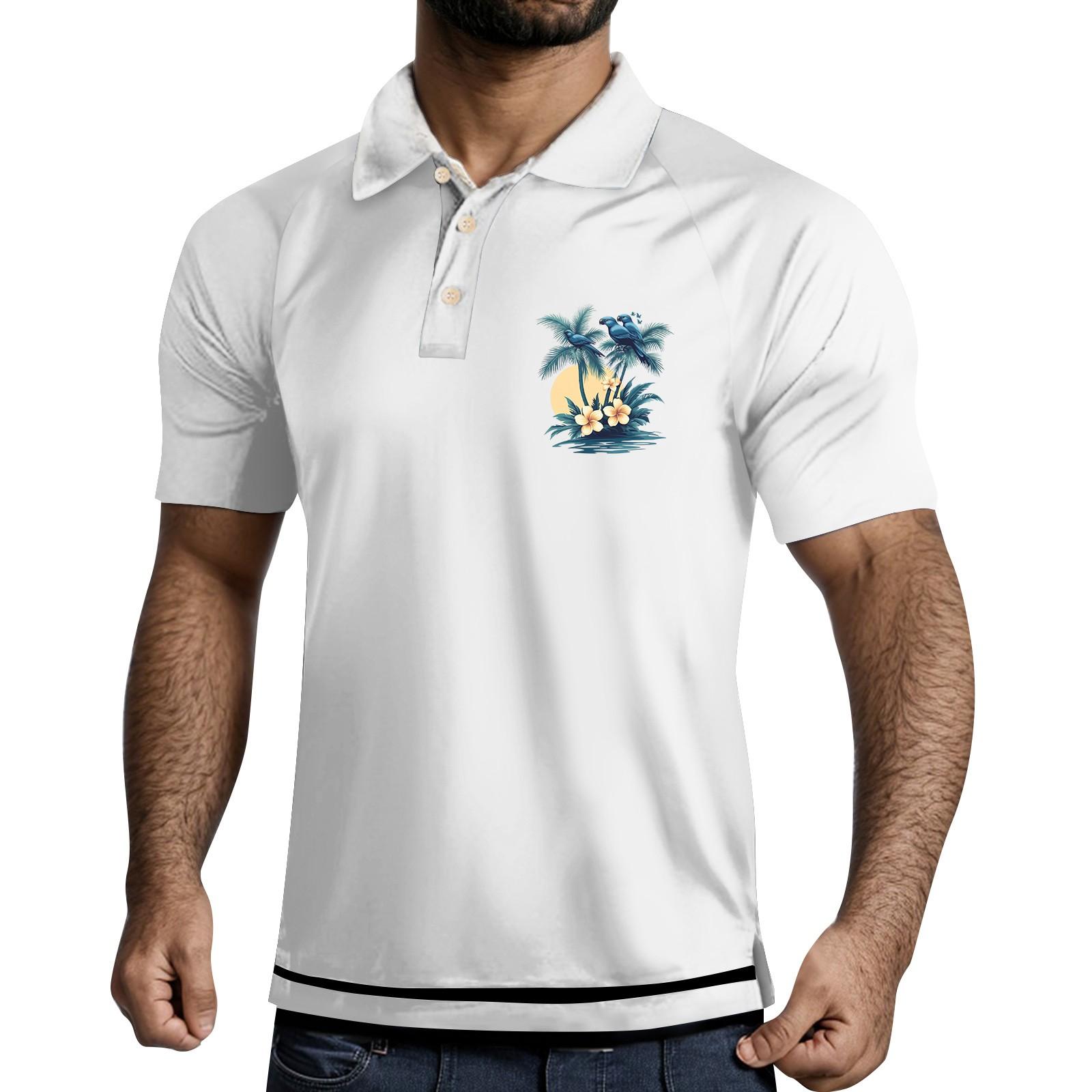 Мужская рубашка с коротким рукавом и тремя пуговицами и лацканами L
Мужская рубашка с коротким рукавом и тремя пуговицами и лацканами L