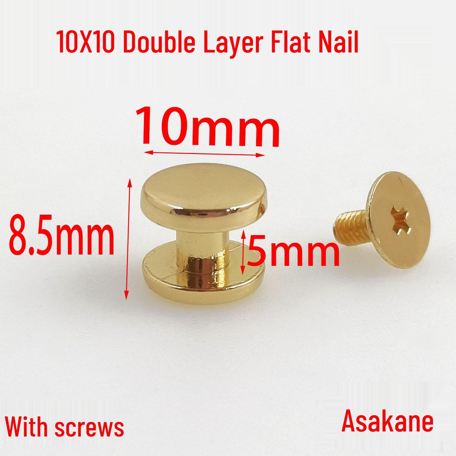 10x10 Double Layer Electroplated Nail Gift Box with Screws and Shoulder Strap Buckle
10x10 Double Layer Electroplated Nail Gift Box with Screws and Shoulder Strap Buckle