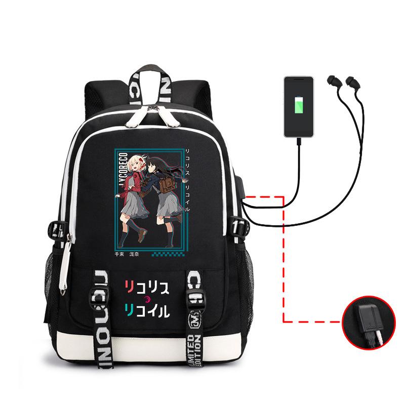 Student School Bag Anime Lycoris Recoil, Outdoor Large Capacity Backpack 19inch
Student School Bag Anime Lycoris Recoil, Outdoor Large Capacity Backpack 19inch
