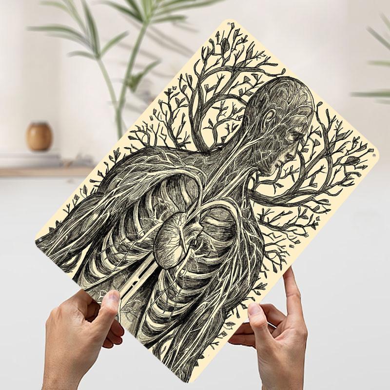 Human Anatomy Tree Tinplate Poster Customized Wall Art Vintage Retro Metal Signs for Decoration At Home Decor Items Man Cave 20x30cm(7.8x11.8inch)
Human Anatomy Tree Tinplate Poster Customized Wall Art Vintage Retro Metal Signs for Decoration At Home Decor Items Man Cave 20x30cm(7.8x11.8inch)