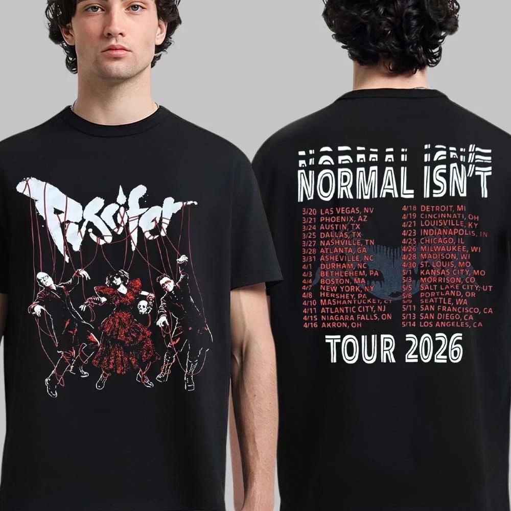 Puscifer Normal Isn’t Tour 2026 North America souvenir T-shirt S
Puscifer Normal Isn’t Tour 2026 North America souvenir T-shirt S