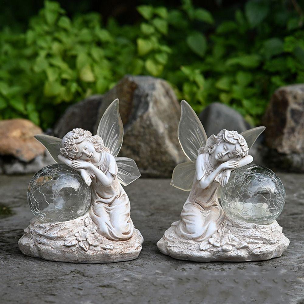 Creative Angel Statue Light Colorful Garden Miniature Figurine Sculpture Solar Angel Ornament Prop Right
Creative Angel Statue Light Colorful Garden Miniature Figurine Sculpture Solar Angel Ornament Prop Right