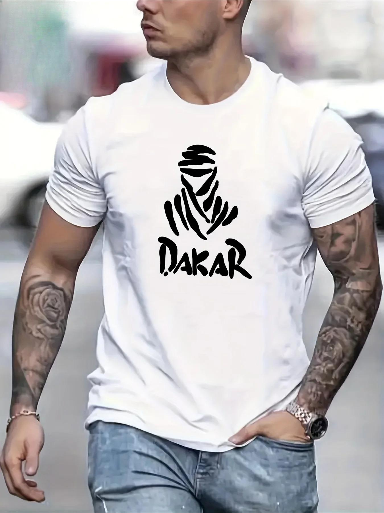 Mens summer pure cotton fashionable casual loose Dakar style printed round neck short sleeved Tshirt top S
Mens summer pure cotton fashionable casual loose Dakar style printed round neck short sleeved Tshirt top S