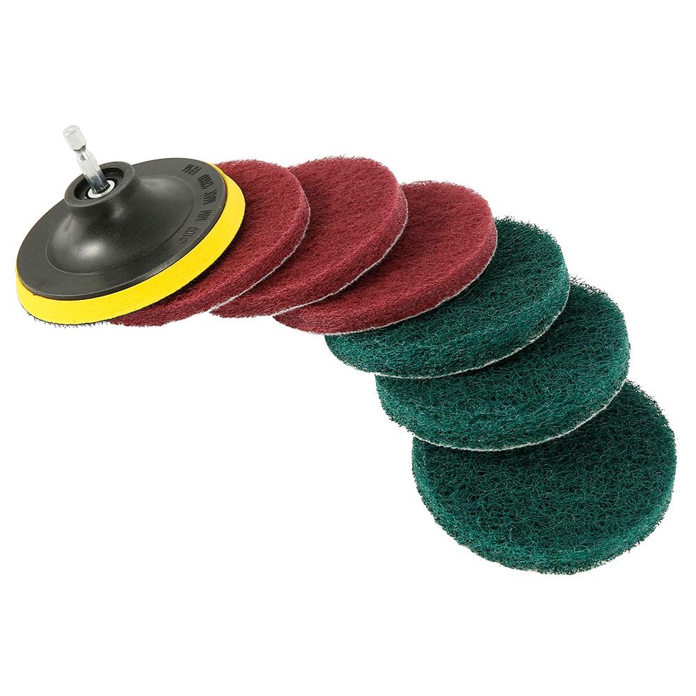 4 Inch Drill Power Brush Tile Scrubber Scouring Pads Cleaning Kit Household Cleaning Tool for Bathroom Floor Tub Polishing Pad
4 Inch Drill Power Brush Tile Scrubber Scouring Pads Cleaning Kit Household Cleaning Tool for Bathroom Floor Tub Polishing Pad