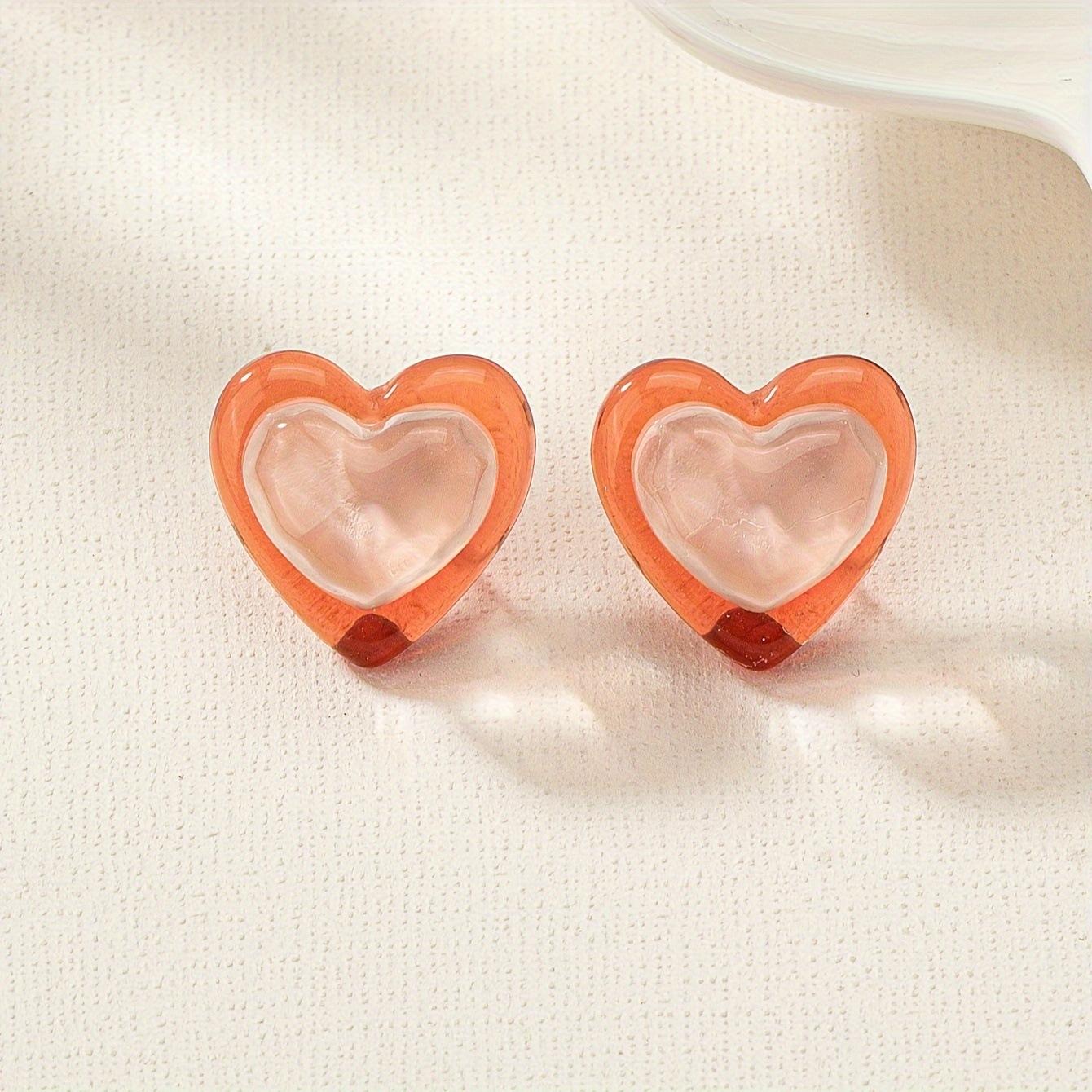 Sweet Sweet Love Stud Earrings Acrylic Cute Little Fresh Temperament Earrings Earrings Earrings Mosquito Coil Disc Ear Clips No Ear Piercings помаранчевий
Sweet Sweet Love Stud Earrings Acrylic Cute Little Fresh Temperament Earrings Earrings Earrings Mosquito Coil Disc Ear Clips No Ear Piercings помаранчевий