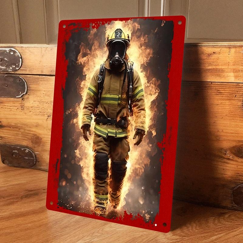 1 piece: A metal wall hanging plaque paying tribute to firefighters, featuring a metallic texture. Suitable for living room deco (as the picture,20x30cm)
1 piece: A metal wall hanging plaque paying tribute to firefighters, featuring a metallic texture. Suitable for living room deco (as the picture,20x30cm)