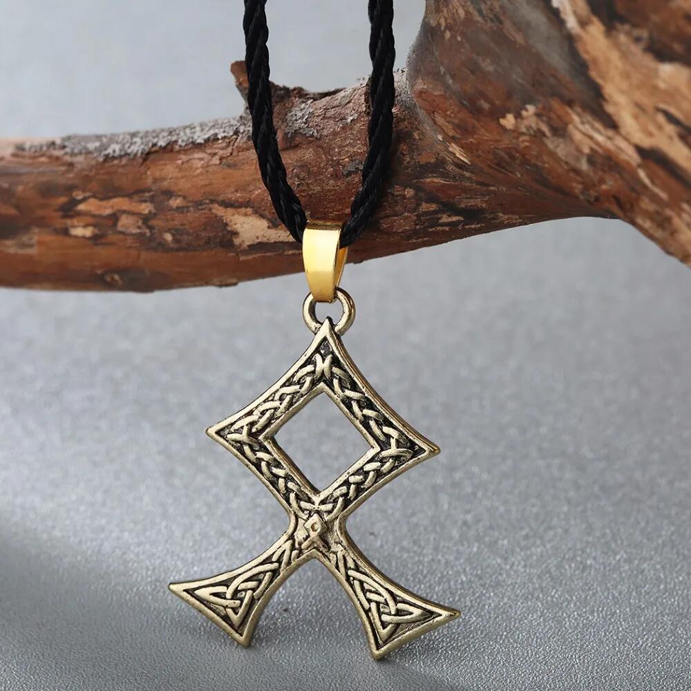 Kinitial Viking Runes Pendants & Necklaces Norse Amulet Rune Cross Knot Necklace Men Pagan Talisman Pendant Charm Choker Jewelry 45cm
Kinitial Viking Runes Pendants & Necklaces Norse Amulet Rune Cross Knot Necklace Men Pagan Talisman Pendant Charm Choker Jewelry 45cm