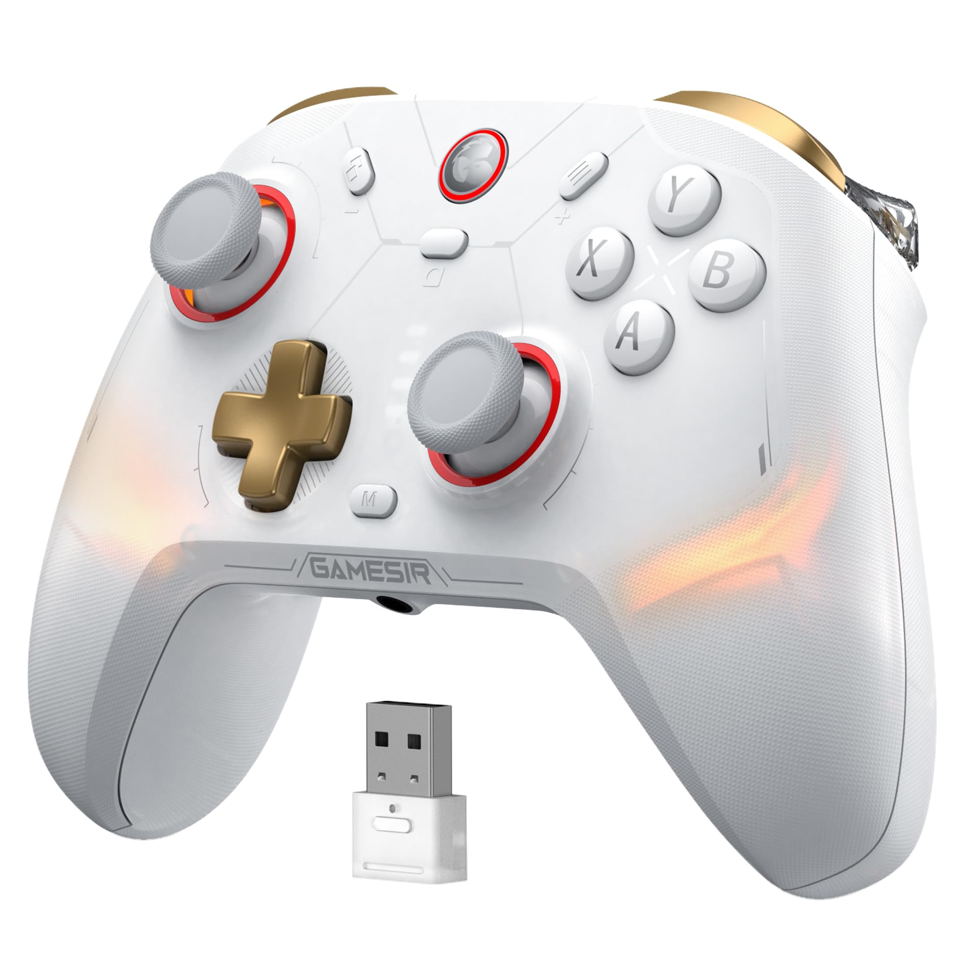 GameSir Cyclone2 TMR Controller 1000HZ Polling Rate Gamepad Controller PC with Hall Trigger Highly Durable Micro Buttons 5 Million Times Software білий
GameSir Cyclone2 TMR Controller 1000HZ Polling Rate Gamepad Controller PC with Hall Trigger Highly Durable Micro Buttons 5 Million Times Software білий