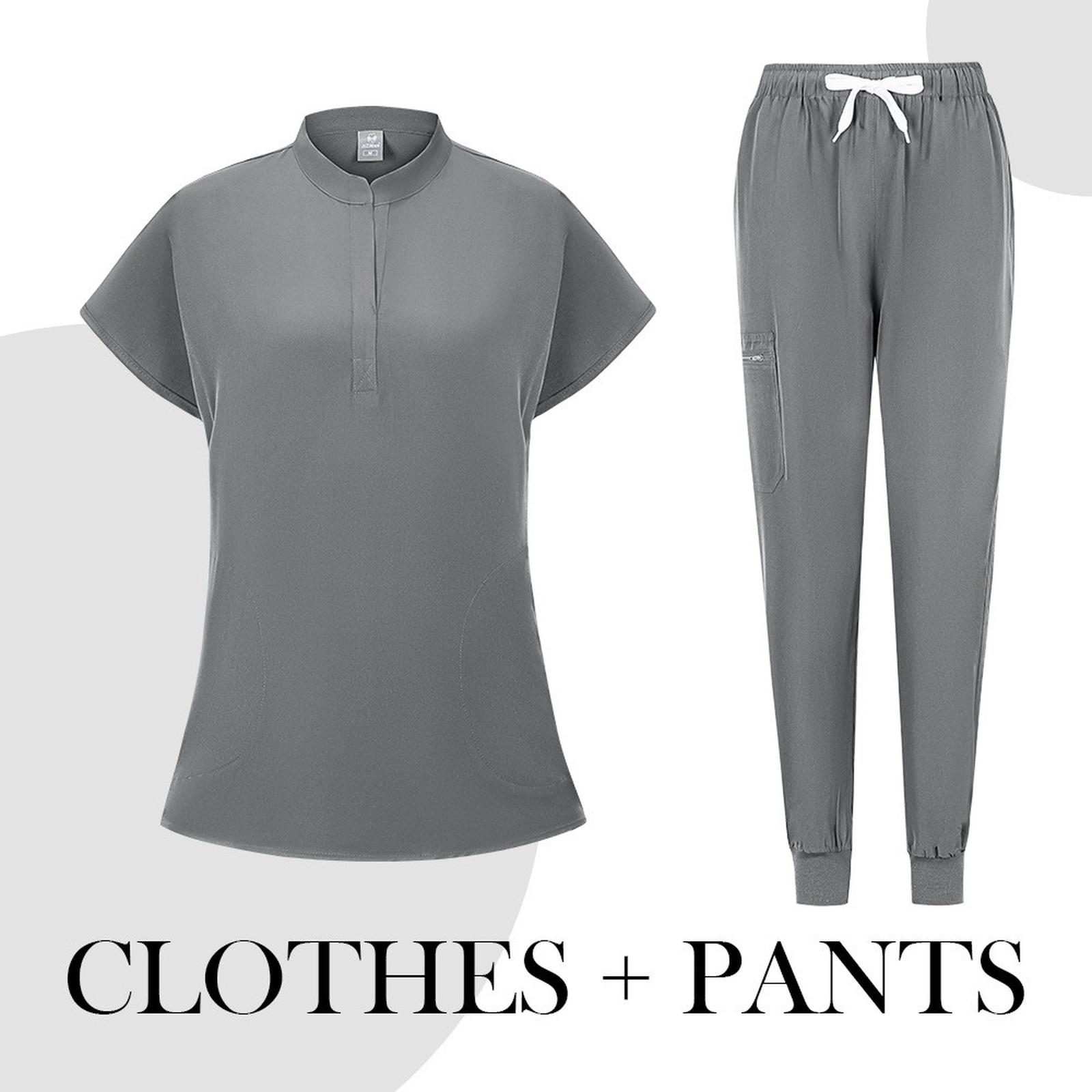 Women s Quick Drying Fabric Solid Color V-neck Pocket Short Sleeved Pants Set Workwear L
Women s Quick Drying Fabric Solid Color V-neck Pocket Short Sleeved Pants Set Workwear L