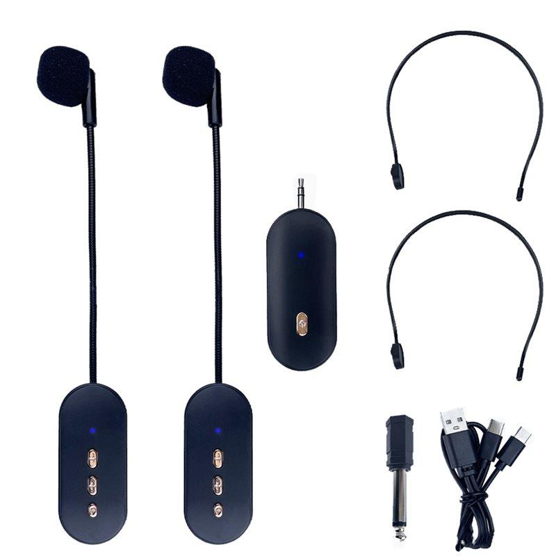ABNR 2.4G Wireless Microphone Loudspeaker Bee 1 To 2 Stage Performance Head-Mounted Teaching Lecture Audio Computer Mic чорний
ABNR 2.4G Wireless Microphone Loudspeaker Bee 1 To 2 Stage Performance Head-Mounted Teaching Lecture Audio Computer Mic чорний