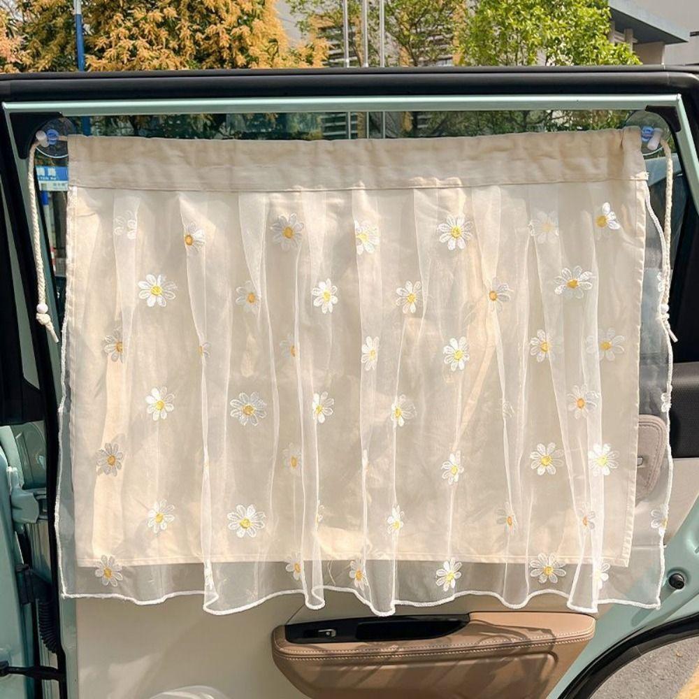 Cotton Cloth Embroidered Car Curtain Double Layer Vehicle Privacy Shades Outdoor car curtain
Cotton Cloth Embroidered Car Curtain Double Layer Vehicle Privacy Shades Outdoor car curtain