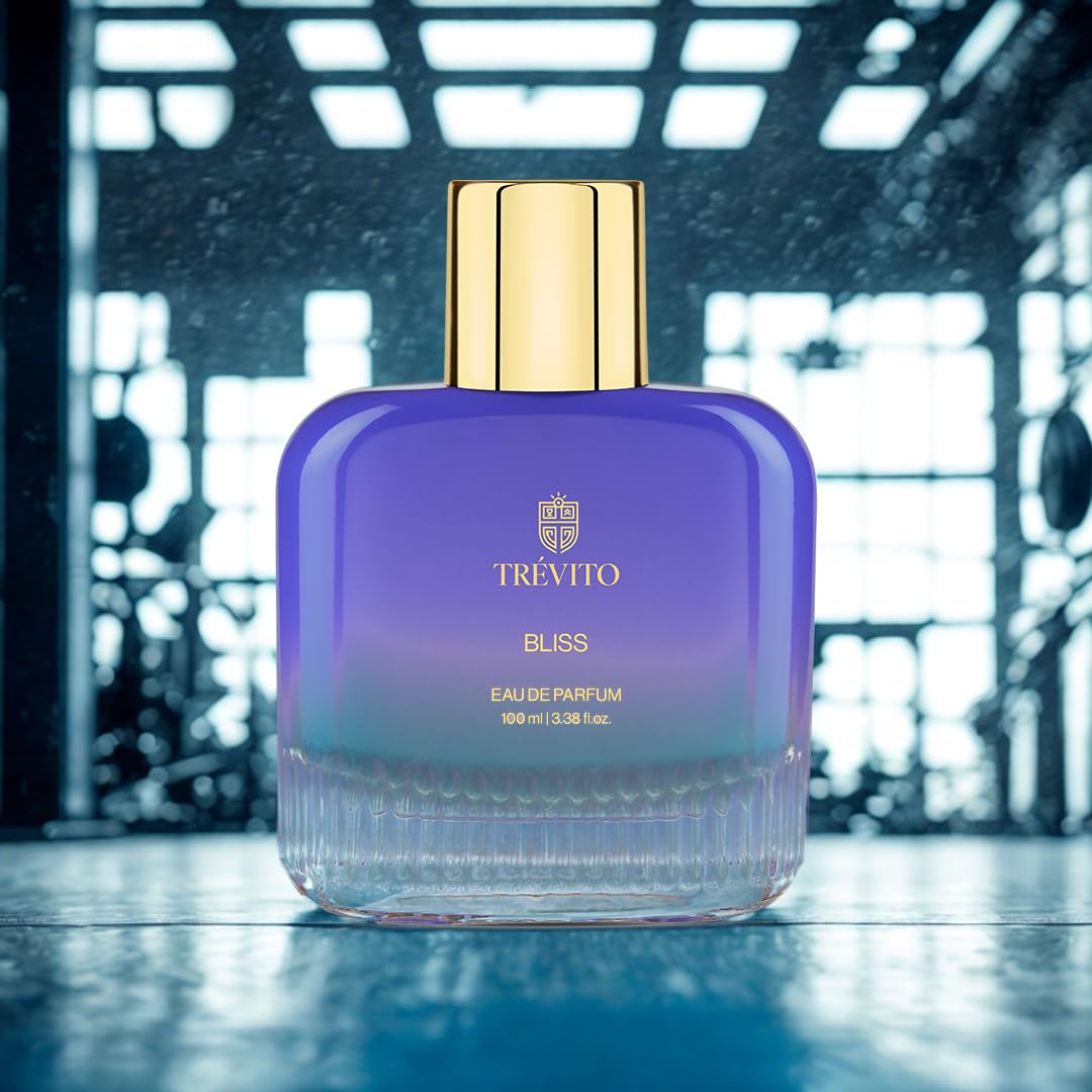 TRÉVITO Bliss Perfume for Women | 100ml | Long Lasting Floral Ambery Scent with Mandarin, Lavender, Jasmine, Orchid, Vanilla & Amber 100 ml
TRÉVITO Bliss Perfume for Women | 100ml | Long Lasting Floral Ambery Scent with Mandarin, Lavender, Jasmine, Orchid, Vanilla & Amber 100 ml