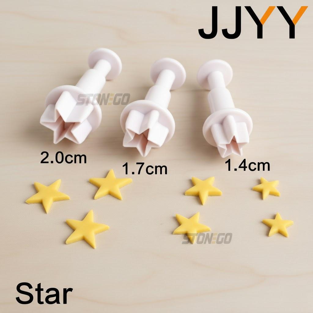 3Pcs Cake Mold Fondant Cutter Plastic DIY Cake Decoration Tool Plunger Baking Accessories for Cakes and Pastries
3Pcs Cake Mold Fondant Cutter Plastic DIY Cake Decoration Tool Plunger Baking Accessories for Cakes and Pastries