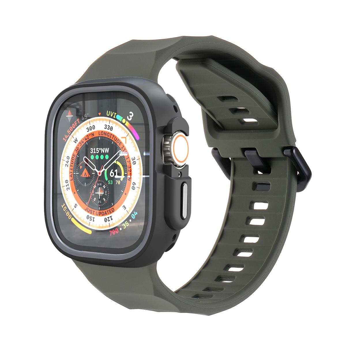 Силиконовый спортивный ремешок+чехол для apple watch 9 8 7 6 SE 5 Ultra 2 Belt Bracelet Iwatch Series 49 мм 45 мм 41 мм 44 мм Защитный чехол 44mm Series SE 456
Силиконовый спортивный ремешок+чехол для apple watch 9 8 7 6 SE 5 Ultra 2 Belt Bracelet Iwatch Series 49 мм 45 мм 41 мм 44 мм Защитный чехол 44mm Series SE 456