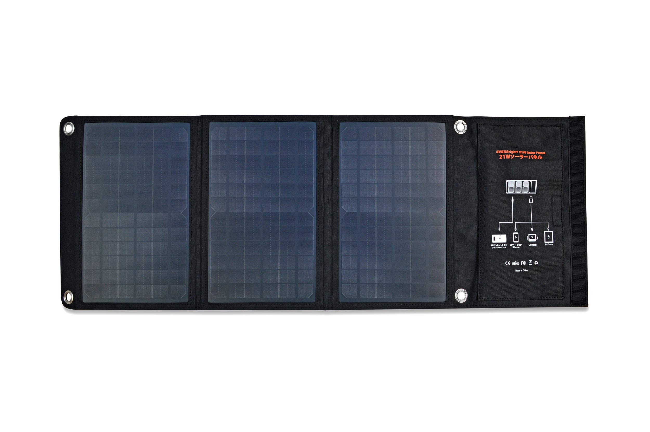 Metex EVERBright 21W Solar Panel (with Pocket) SSBSP-21WP-A Black, 144 x 77 x 105mm
Metex EVERBright 21W Solar Panel (with Pocket) SSBSP-21WP-A Black, 144 x 77 x 105mm