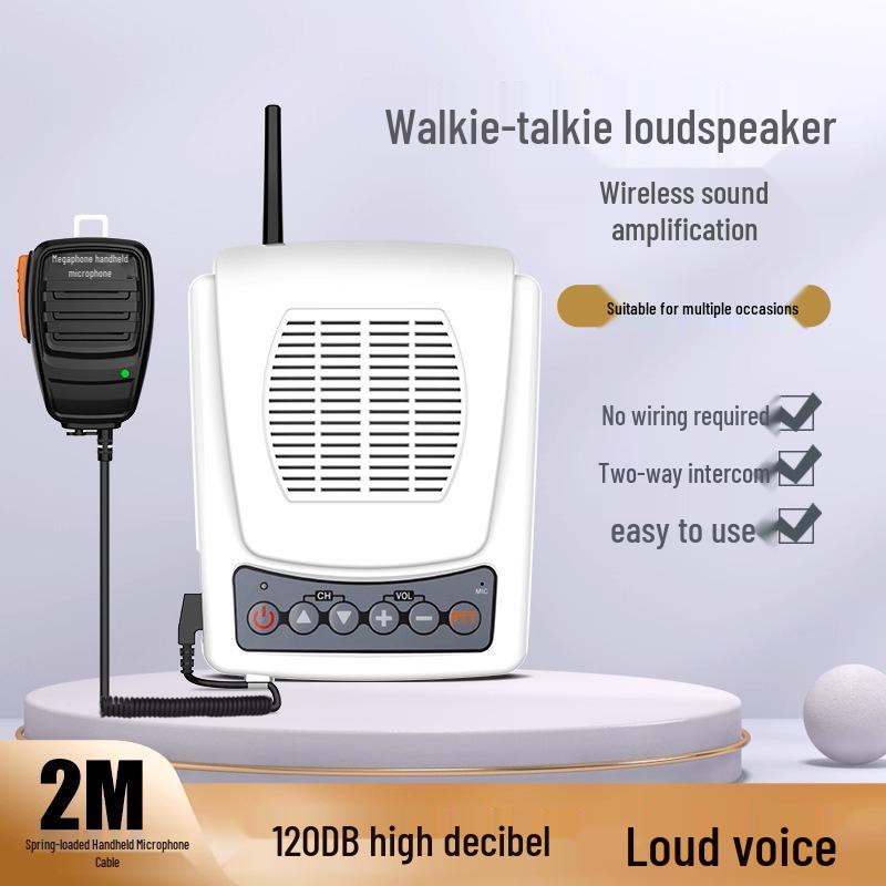 8S High-Power Wireless Walkie-Talkie Speaker for Outdoor, Kitchen, Restaurant, and Hotel Use. other
8S High-Power Wireless Walkie-Talkie Speaker for Outdoor, Kitchen, Restaurant, and Hotel Use. other