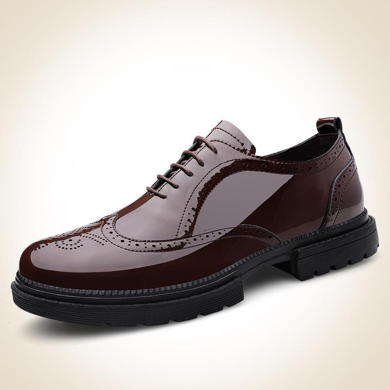 Brock engraved leather shoes men s formal business leather British style round head platform casual shoes glossy fashion men s shoes 38 чёрный
Brock engraved leather shoes men s formal business leather British style round head platform casual shoes glossy fashion men s shoes 38 чёрный