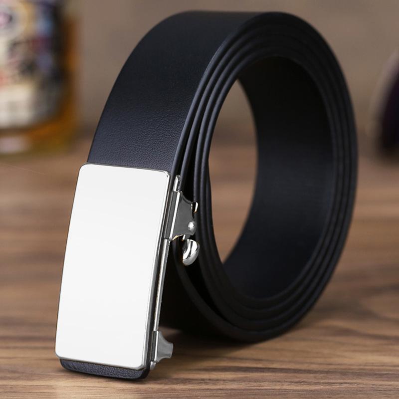 Toothless Automatic Buckle Without Holes Glossy Gold and Silver Youth Simple Belt Cowhide Belt Suit Trousers Belt 130cm
Toothless Automatic Buckle Without Holes Glossy Gold and Silver Youth Simple Belt Cowhide Belt Suit Trousers Belt 130cm