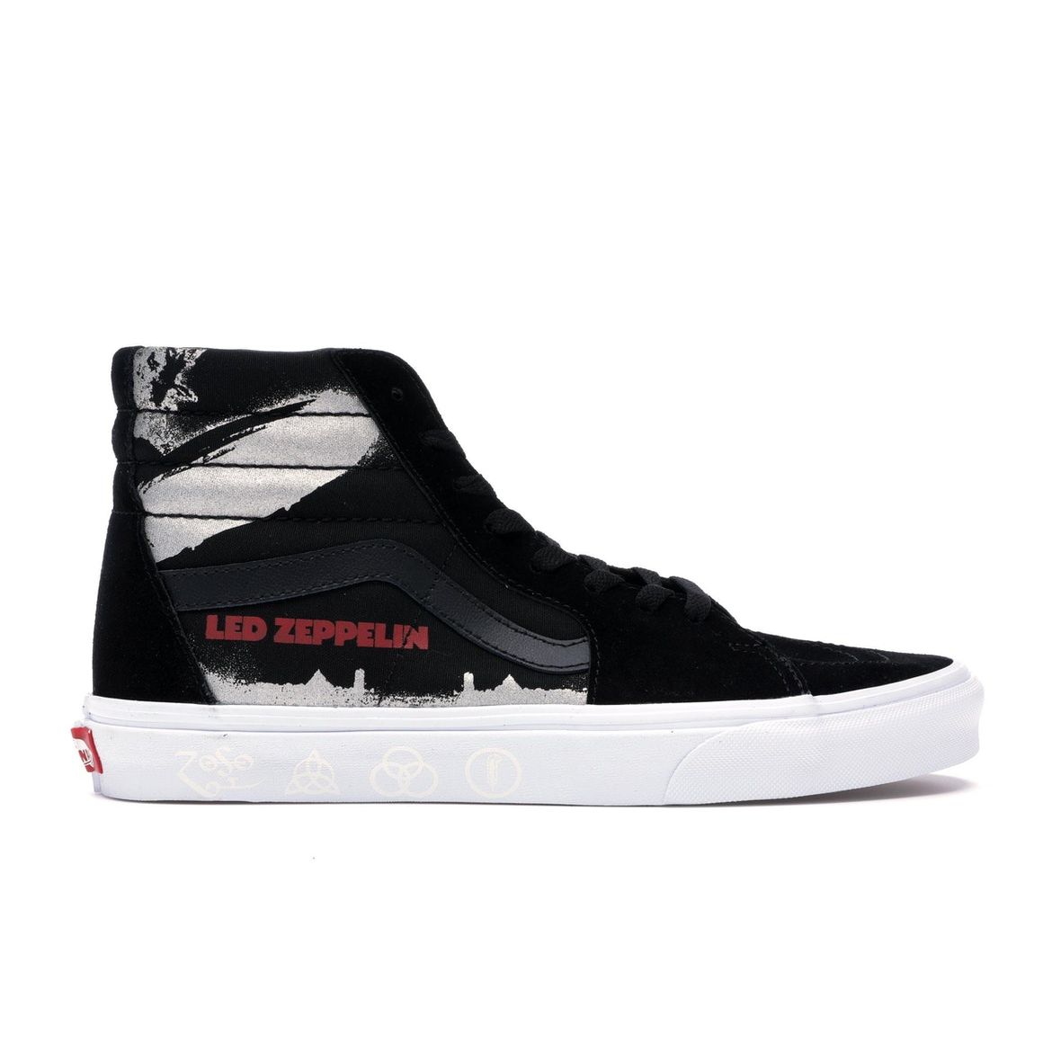 Кроссовки унисекс Vans Led Zeppelin x SK8-Hi 50th Anniversary Black True-White VN0A38GET5Z
Кроссовки унисекс Vans Led Zeppelin x SK8-Hi 50th Anniversary Black True-White VN0A38GET5Z