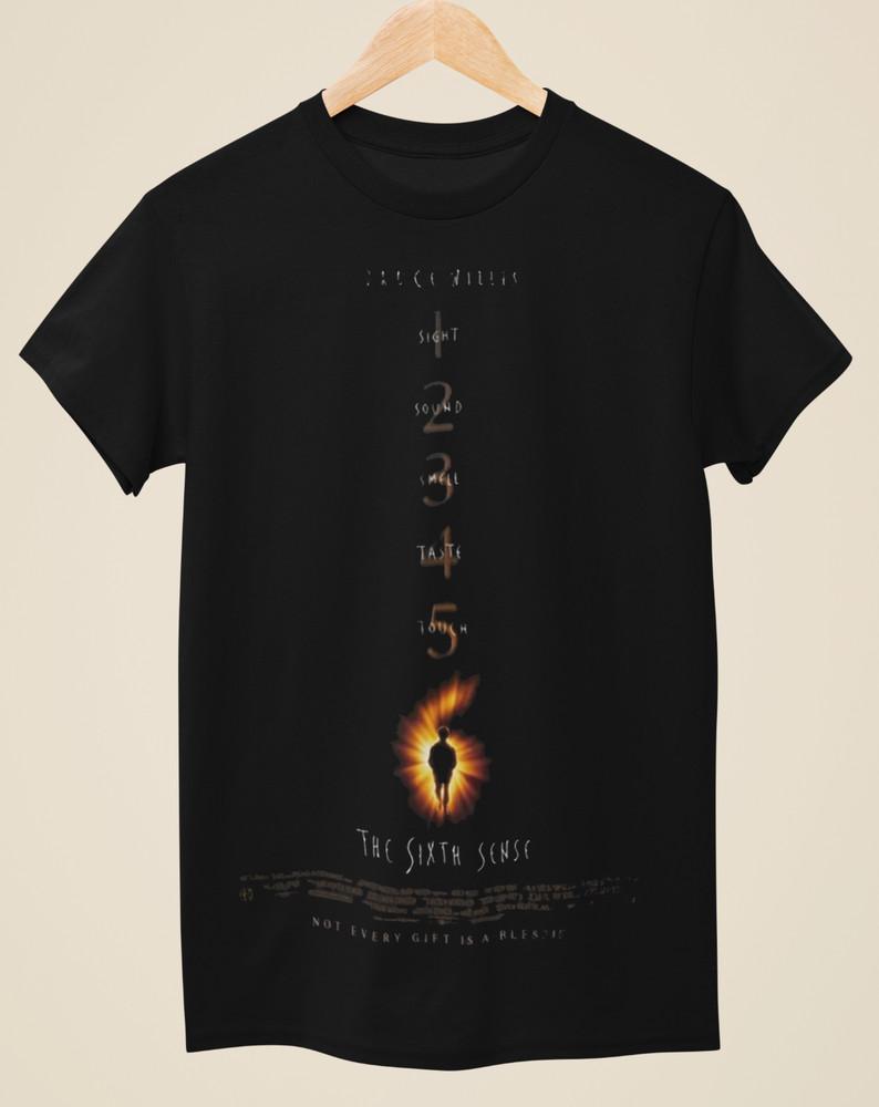 Sixth Sense - Movie Poster Inspired Unisex Black T-Shirt Unisex T-Shirt M
Sixth Sense - Movie Poster Inspired Unisex Black T-Shirt Unisex T-Shirt M
