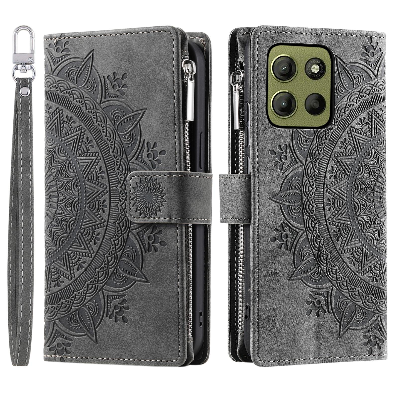 Style 006 For Motorola Moto G15 4G Wallet Case PU Leather Phone Cover Mandala Flower Pattern Grey
Style 006 For Motorola Moto G15 4G Wallet Case PU Leather Phone Cover Mandala Flower Pattern Grey