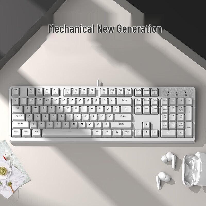 K104 Wired Mechanical Gaming Keyboard and Mouse Combo
K104 Wired Mechanical Gaming Keyboard and Mouse Combo
