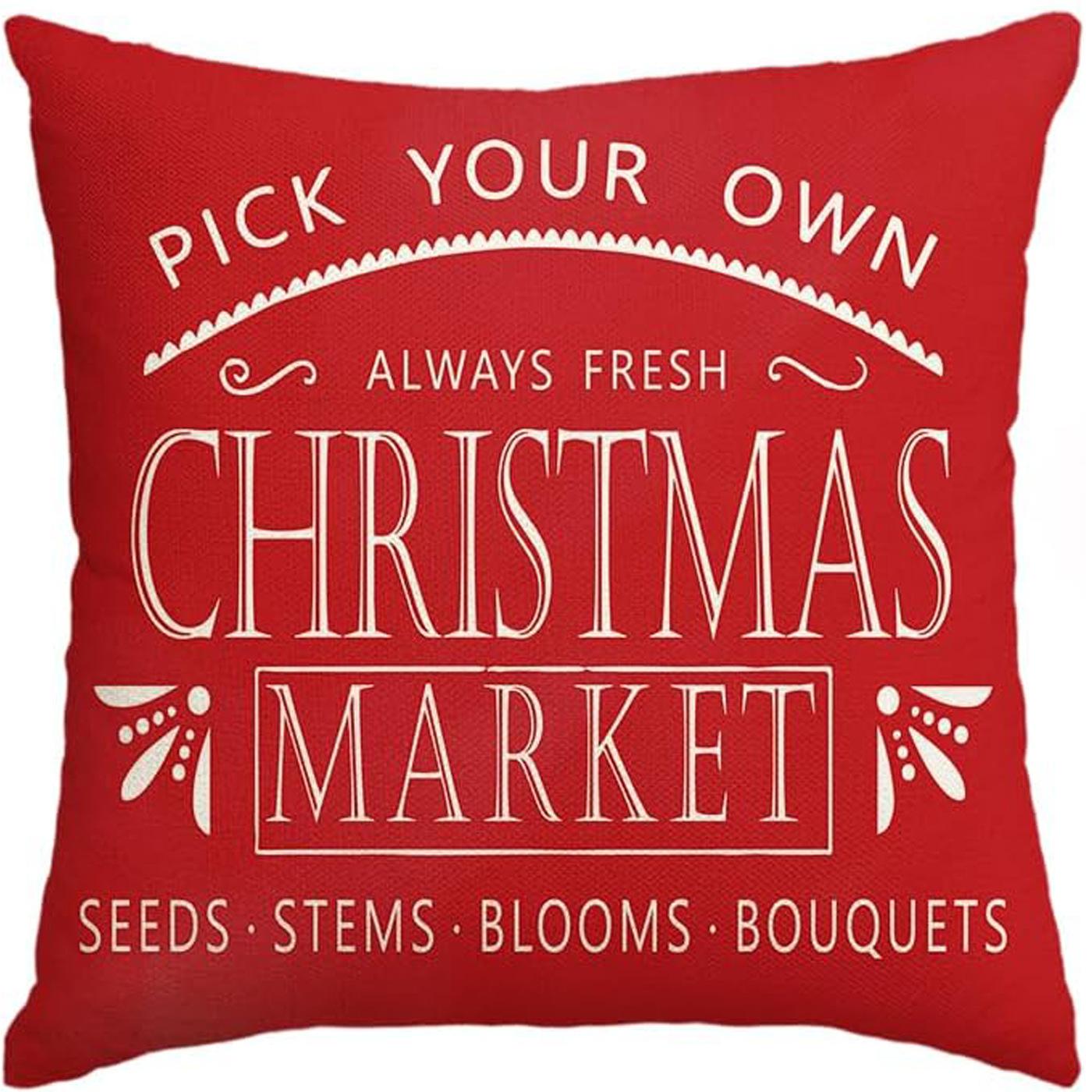 Plain Christmas Yama Home Pillow Case Christmas Cover Sofa Cushion Pillow Printed Living Room Linen Cushion 45 * 45Cm (without pillow core)
Plain Christmas Yama Home Pillow Case Christmas Cover Sofa Cushion Pillow Printed Living Room Linen Cushion 45 * 45Cm (without pillow core)