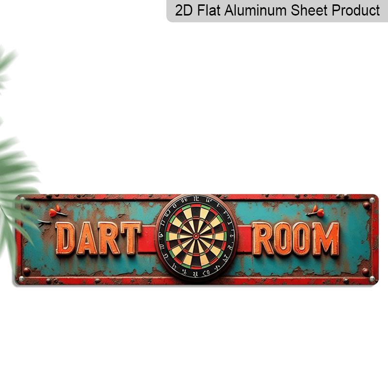 2D Flat, Aluminum Signboard, An Interesting Wall-mounted Aluminum Decoration Item Dartboard Darts Vintage Rustic, Can Be Used in Bars, Living Rooms 40cm x 10cm
2D Flat, Aluminum Signboard, An Interesting Wall-mounted Aluminum Decoration Item Dartboard Darts Vintage Rustic, Can Be Used in Bars, Living Rooms 40cm x 10cm