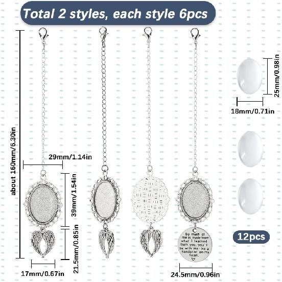 12Pcs Graduation Caps Memorial Charm 2025 Graduation Caps Photo Charms Silver Angel Wing Pendant with Glass Cabochons Grad Capss Picture Decoration
12Pcs Graduation Caps Memorial Charm 2025 Graduation Caps Photo Charms Silver Angel Wing Pendant with Glass Cabochons Grad Capss Picture Decoration